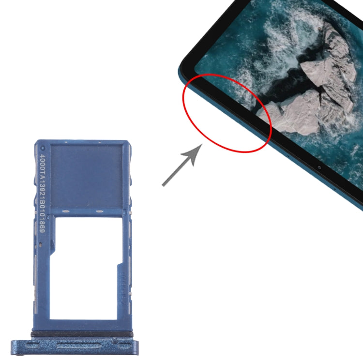 For Nokia T20 Original Micro SD Card Tray  - Blue