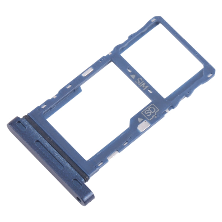 For Nokia T20 Original SIM Card Tray + Micro SD Card Tray  - Blue