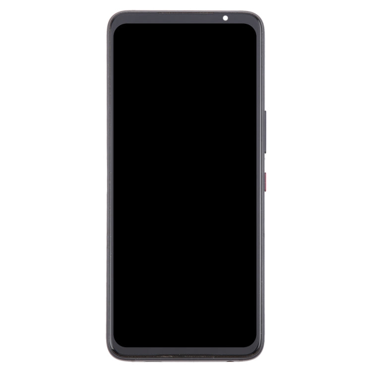 For Asus ROG Phone 7 / 7 Ultimate AMOLED Original LCD Screen Digitizer Full Assembly with Frame - Black