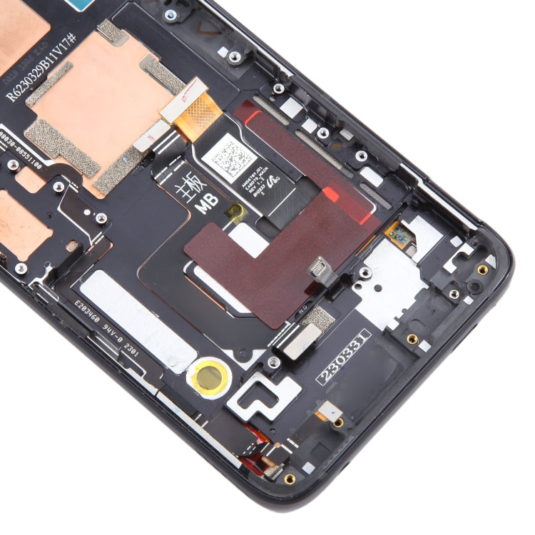 For Asus ROG Phone 7 / 7 Ultimate AMOLED Original LCD Screen Digitizer Full Assembly with Frame - Black