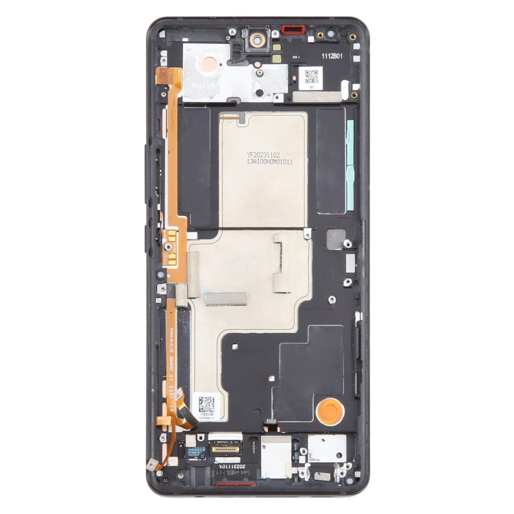 For Asus ROG Phone 8 Pro 5G AI2401 AMOLED Original LCD Screen Digitizer Full Assembly with Frame  - Black