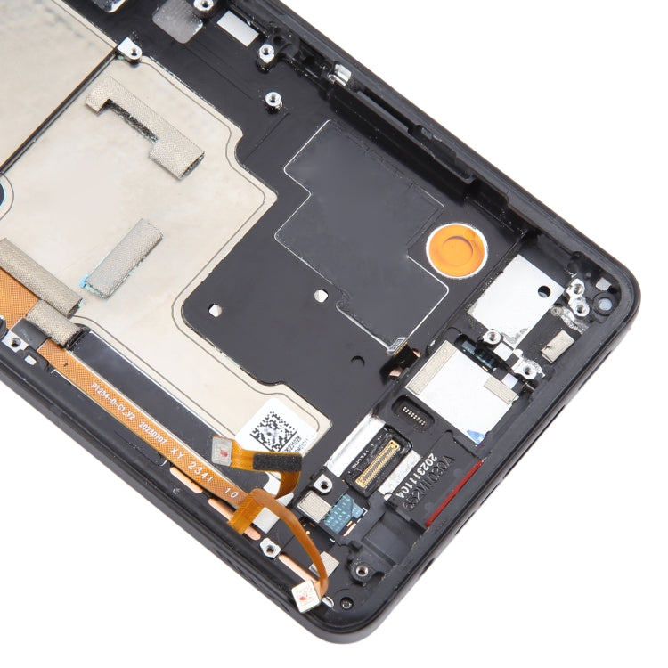 For Asus ROG Phone 8 AI2401 AMOLED Original LCD Screen Digitizer Full Assembly with Frame  - Black