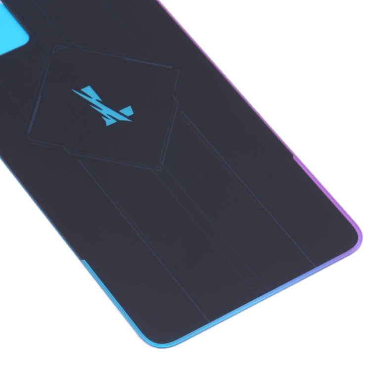 For OPPO Reno7 Pro 5G Original Glass Battery Back Cover  - Colorful Black