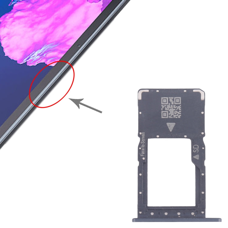 For Lenovo Tab P11 TB-J606 Original Micro SD Card Tray  - Black