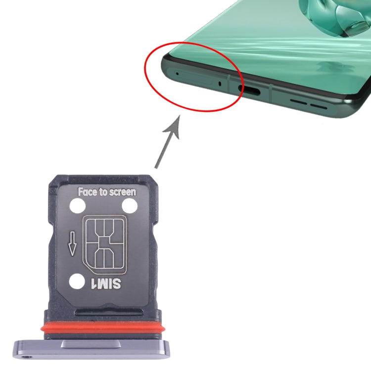 For OnePlus 12 PJD110 CPH2573 CPH2581 SIM Card Tray + SIM Card Tray