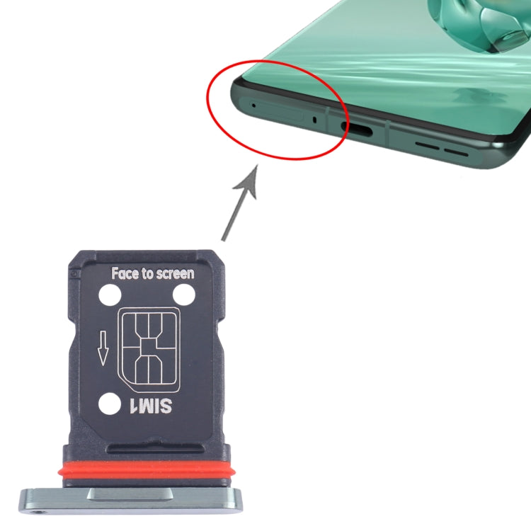 For OnePlus 12 PJD110 CPH2573 CPH2581 SIM Card Tray + SIM Card Tray