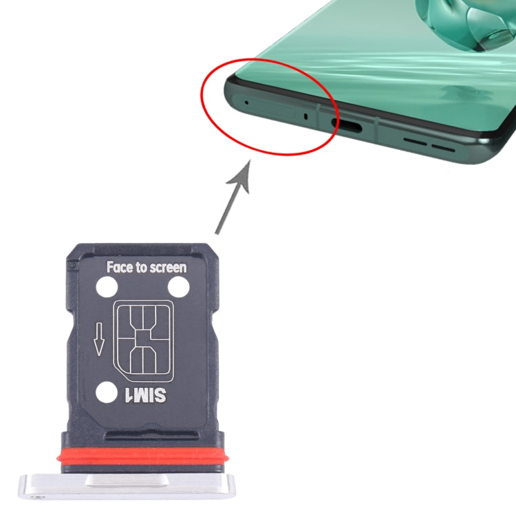 For OnePlus 12 PJD110 CPH2573 CPH2581 SIM Card Tray + SIM Card Tray