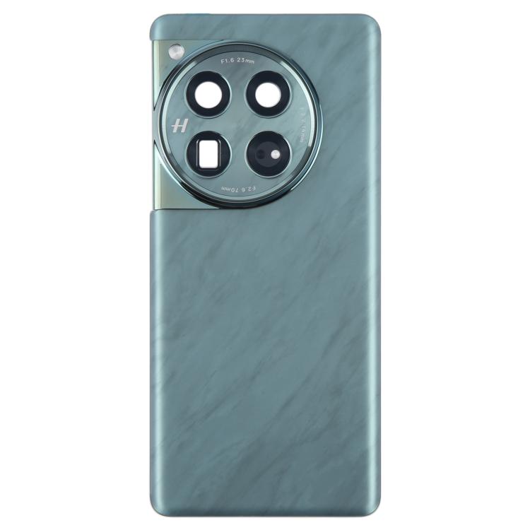 For OnePlus 12 PJD110 CPH2573 CPH2581 Original Glass Battery Back Cover with Camera Lens Frame