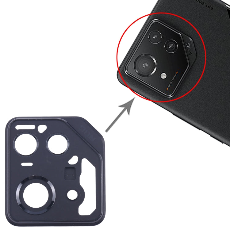 For Asus ROG Phone 8 Pro AI2401 AI2401_A Original Rear Camera Frame  - Black