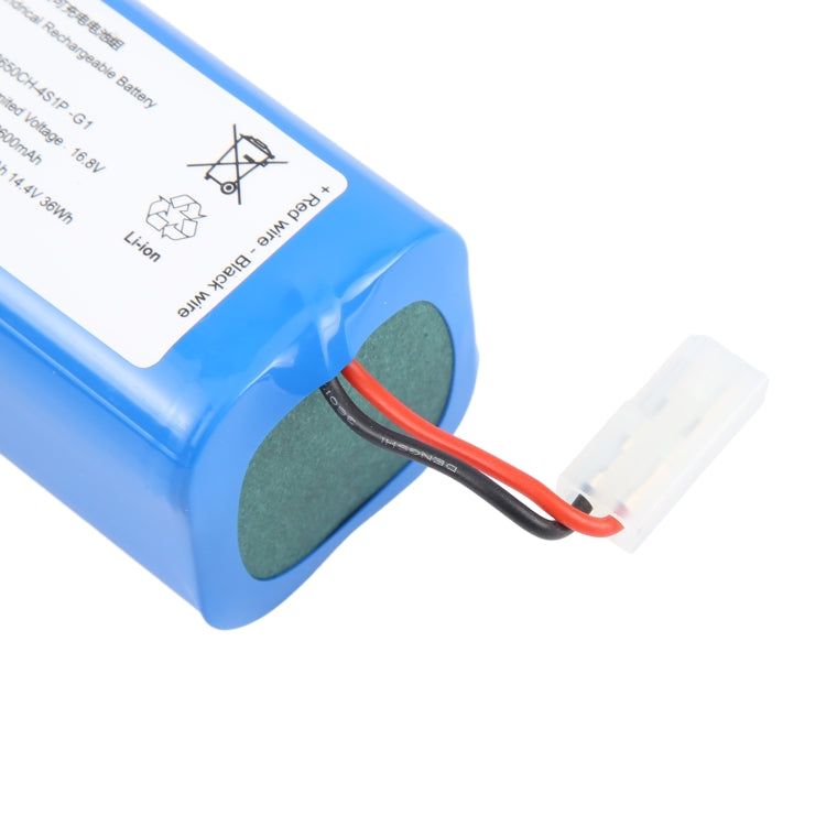 2500mAh 14.4V 36Wh H18650CH-4S1P Original Sweeping Machine Battery Replacement For Xiaomi MIJIA G1