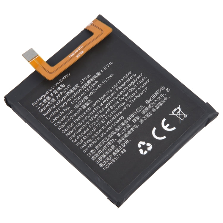 4000mAh APP00317 Battery Replacement For CAT S62 Pro