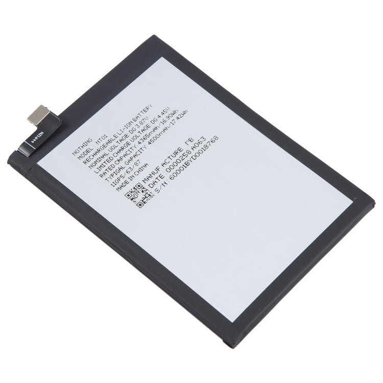 4500mAh NT01 Battery Replacement For Nothing phone 1