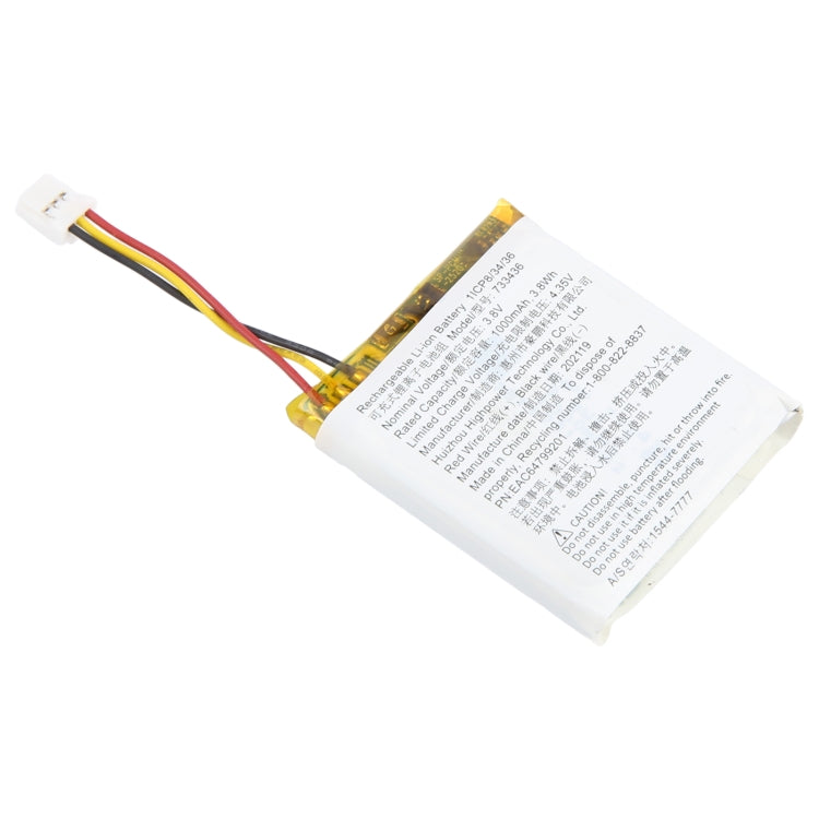1000mAh 733436 Bluetooth Earphone Speaker Battery For LG
