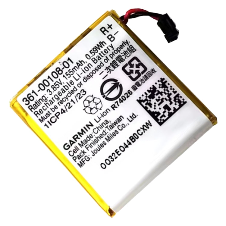 155mAh 361-00108-01 Battery Replacement For Garmin Vivoactive 3 / Vivoactive 3 Music