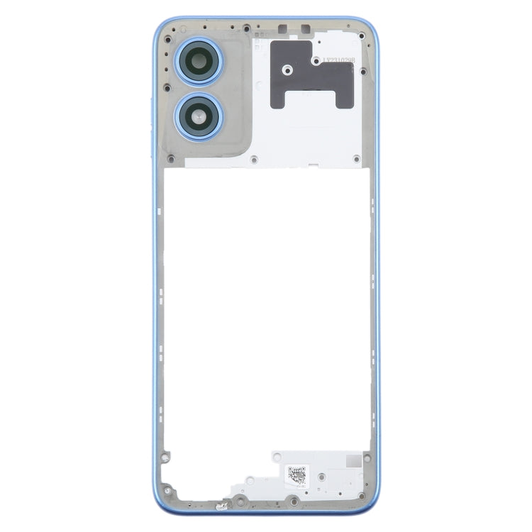 For Motorola Moto G Play 2024 Original Middle Frame Bezel Plate  - Blue