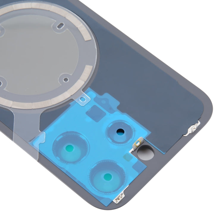 For iPhone 16 Pro Original Glass Battery Back Cover with Camera Lens Frame + MagSafe Magnet