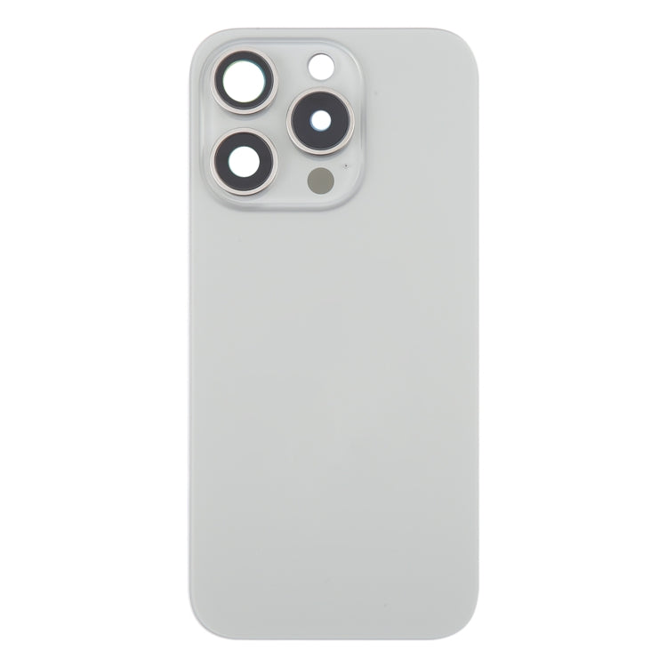 For iPhone 16 Pro Original Glass Battery Back Cover with Camera Lens Frame + MagSafe Magnet