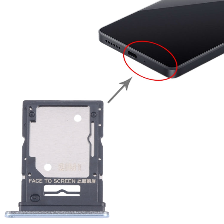 For Xiaomi Redmi Note 13 4G Original SIM Card Tray + SIM / Micro SD Card Tray