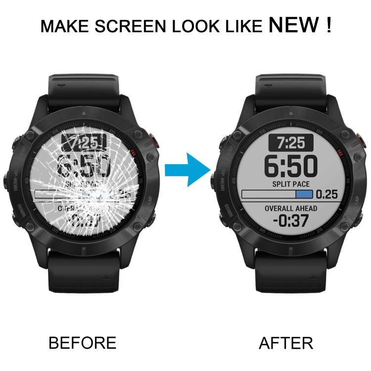 For Garmin Fenix 6 Original LCD Screen with Digitizer Full Assembly