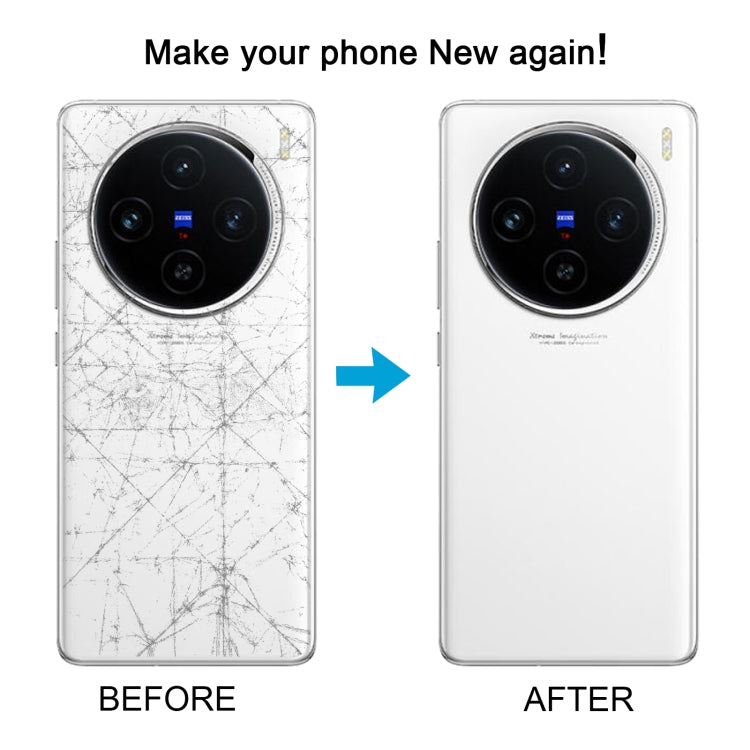 For vivo X100 Battery Back Cover with Camera Lens Frame