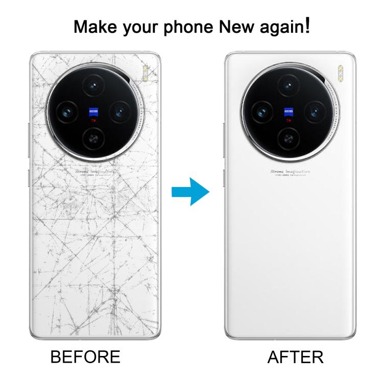For vivo X100 Battery Back Cover with Camera Lens Frame