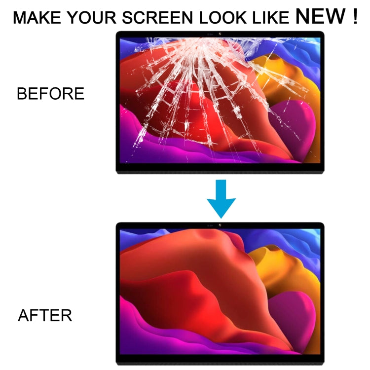 For Lenovo Yoga Pad Pro 2021 / Yoga Tab 13 YT-K606F YT-K606M YT-K606 Touch Panel  - Black