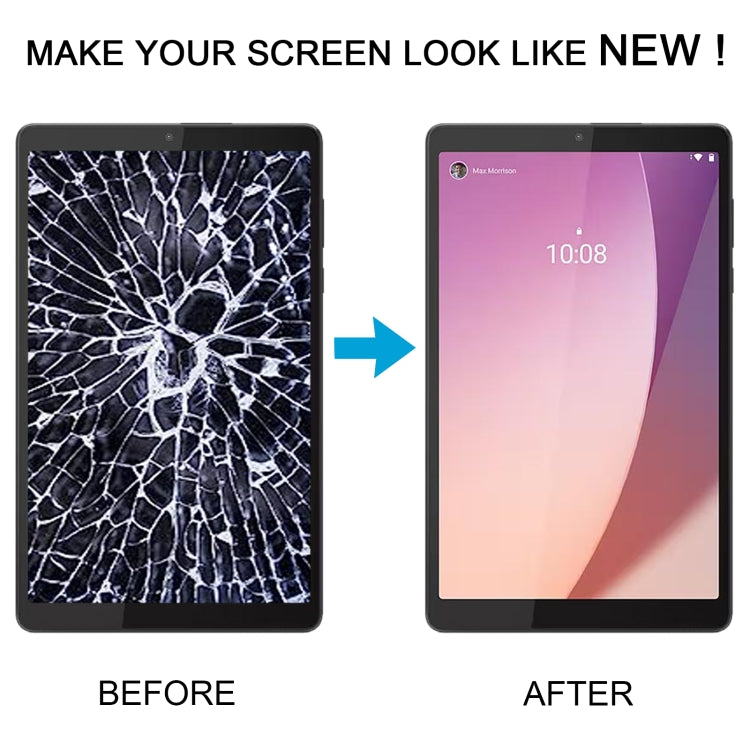 For Lenovo Tab M8 4th Gen TB300 TB300FU TB300XU LCD Screen with Digitizer Full Assembly - Black