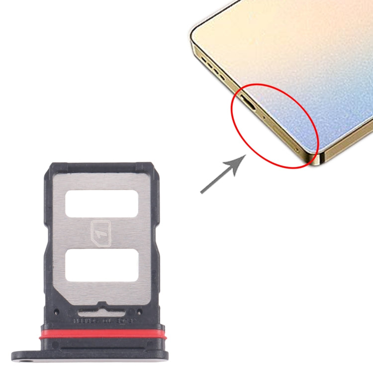 For Infinix Note 40 4G X6853 5pcs SIM Card Tray + SIM Card Tray  - Gold
