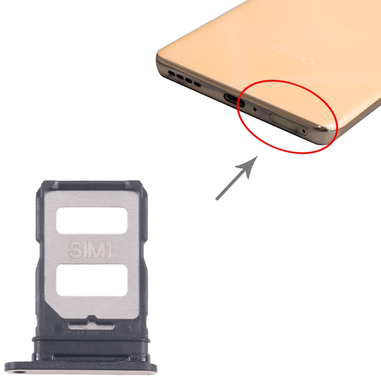 For Infinix Zero 30 4G X6731 5pcs SIM Card Tray + SIM Card Tray  - Gold