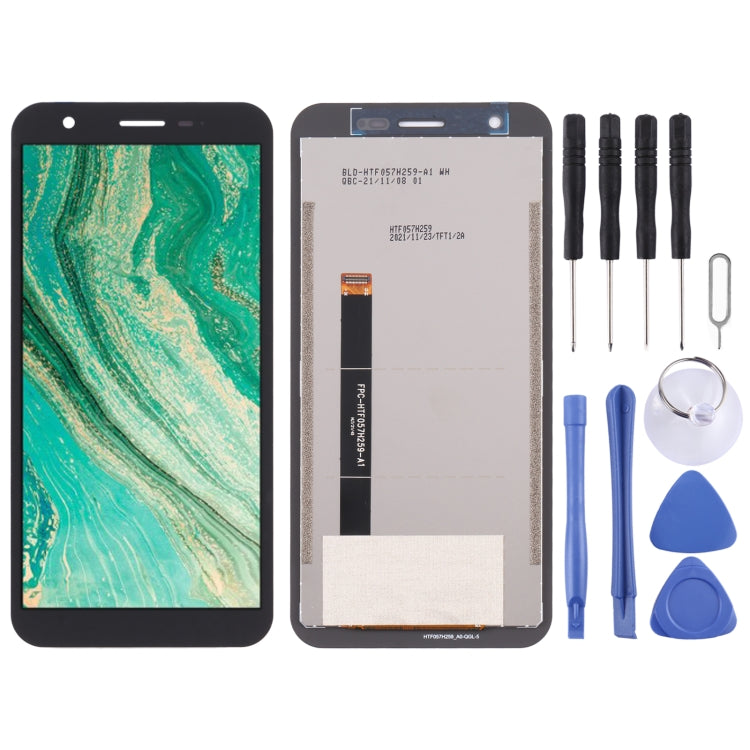LCD Screen and Digitizer Full Assembly for Blackview BV4900S(Black)