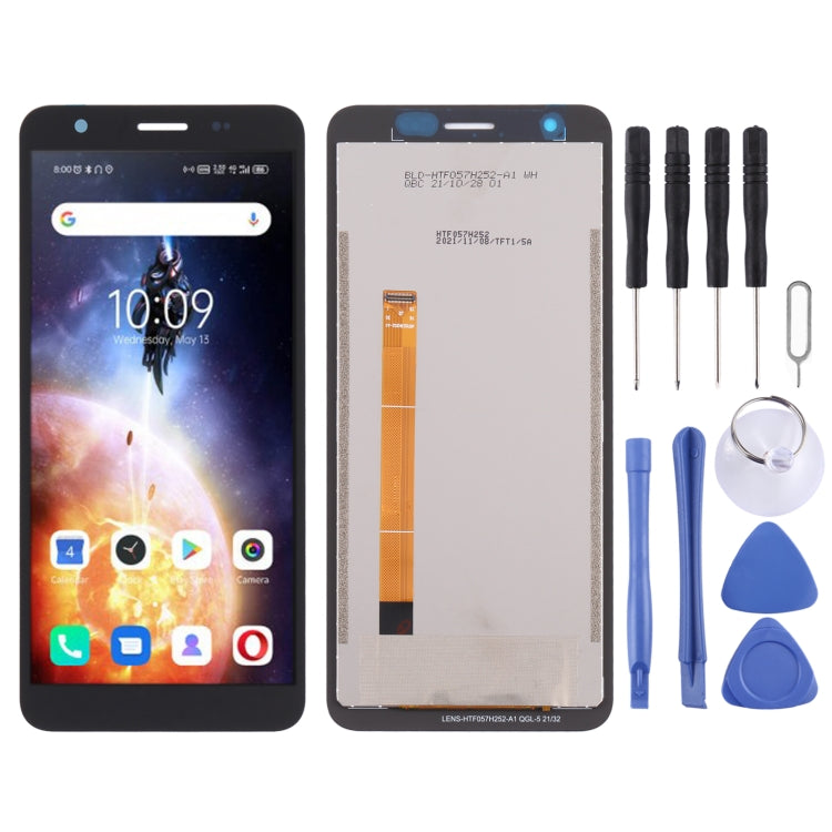 LCD Screen and Digitizer Full Assembly for Blackview BV6600E(Black)