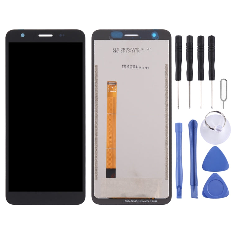 LCD Screen and Digitizer Full Assembly for Blackview BV6600E(Black)