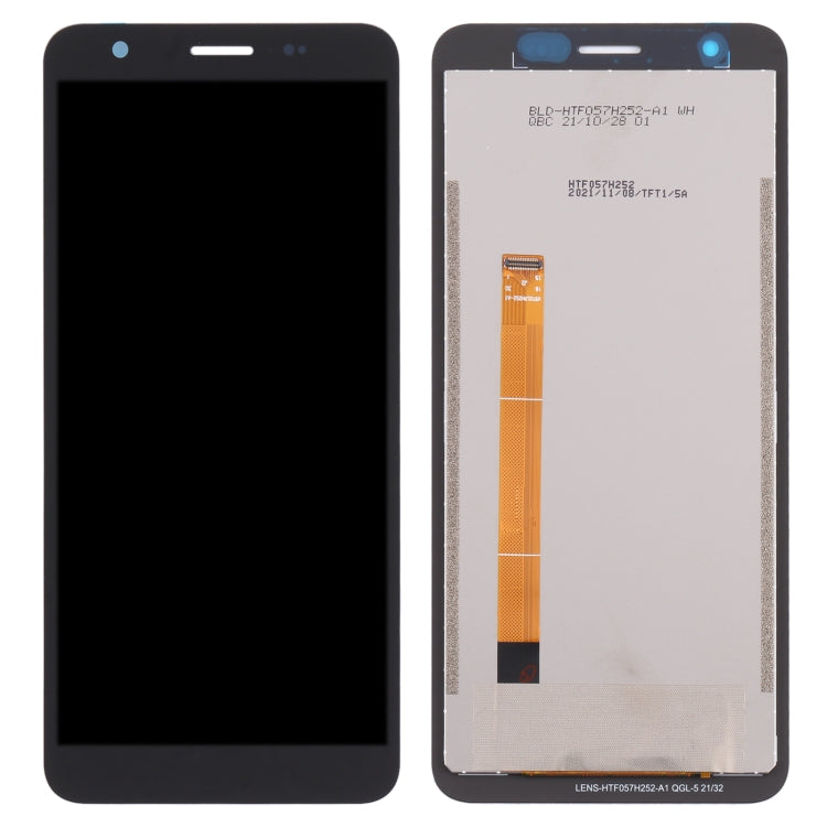LCD Screen and Digitizer Full Assembly for Blackview BV6600E(Black)