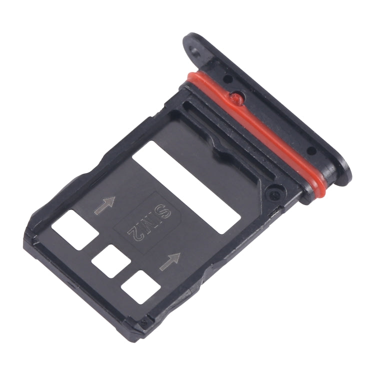 For ZTE nubia RedMagic 9 Pro NX769J SIM Card Tray + SIM Card Tray  - Black