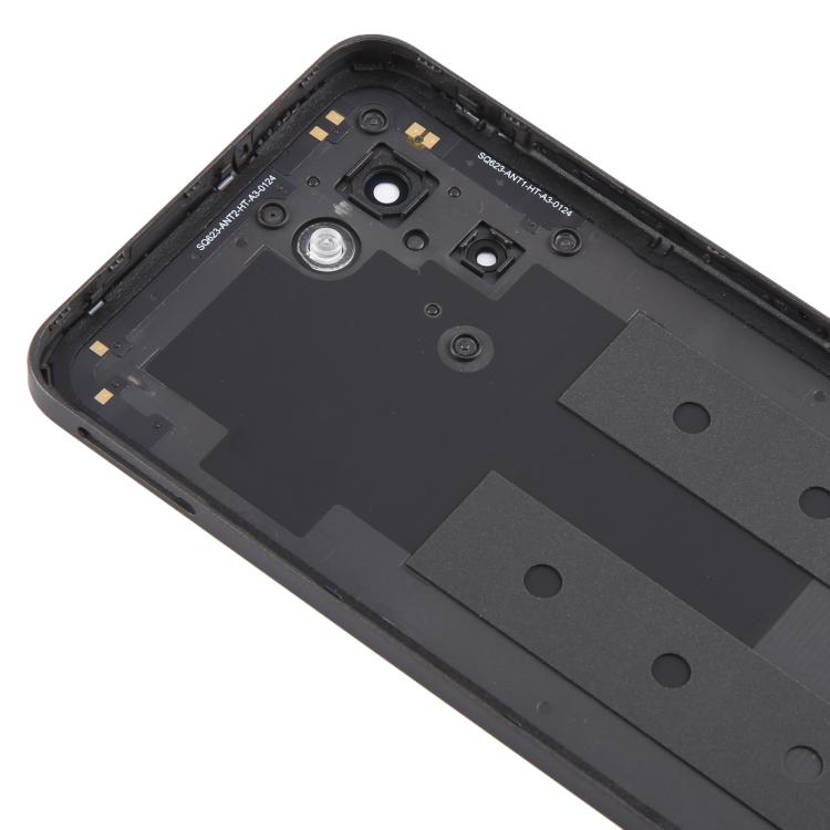 For HMD Vibe Original Battery Back Cover with Camera Lens Frame - Black