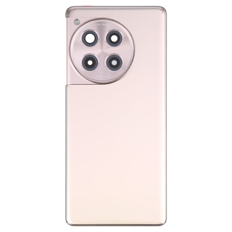 For OnePlus 12R Battery Back Cover with Camera Lens Frame - Gold
