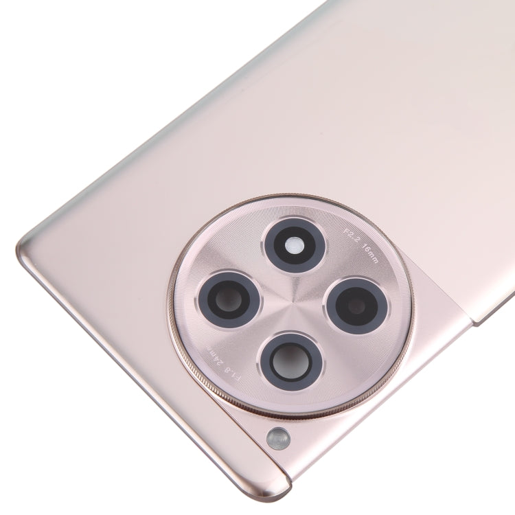 For OnePlus 12R Battery Back Cover with Camera Lens Frame - Gold