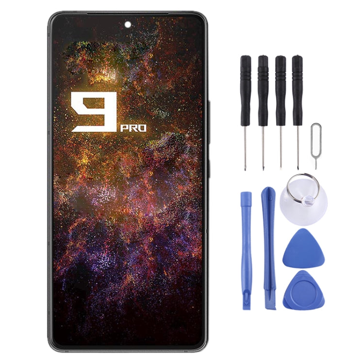 For Asus ROG Phone 9 Pro 5G AMOLED Original LCD Screen with Digitizer Full Assembly  - Black