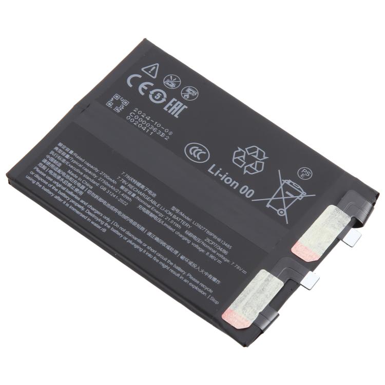 For ZTE Nubia RedMagic 9 Pro+ NX769J Li3927T89P8h613485 2700mAh Battery Replacement