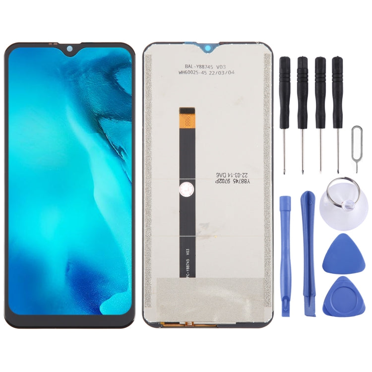 Original LCD Screen for Doogee X93 with Digitizer Full Assembly (Black)