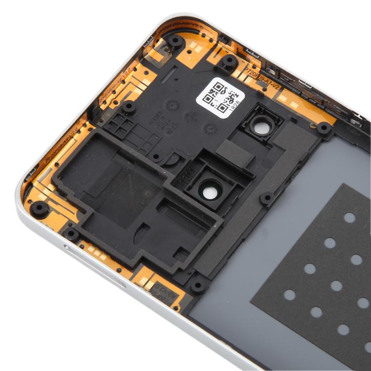 For ZTE Blade A75 5G Z2357N / Blade V60 Smart Glass Battery Back Cover with Middle Frame / Camera Lens Cover - Green