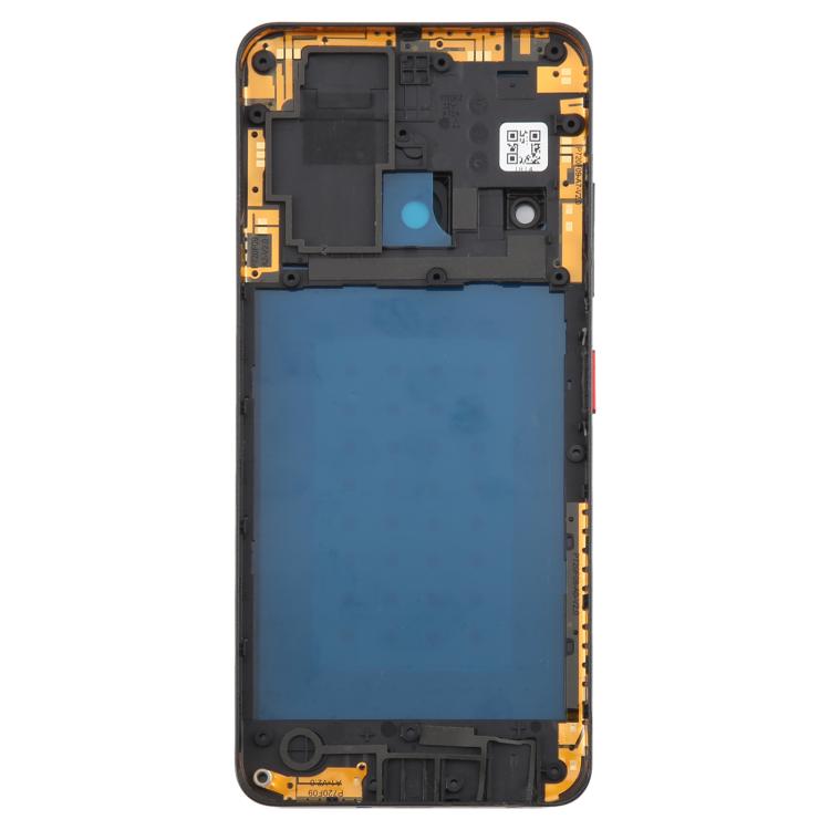 For ZTE nubia Focus Glass Battery Back Cover with Middle Frame / Camera Lens Cover - Black