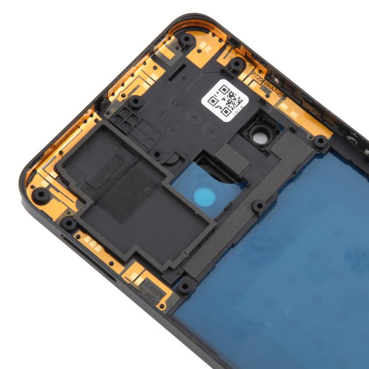 For ZTE nubia Focus Glass Battery Back Cover with Middle Frame / Camera Lens Cover - Black