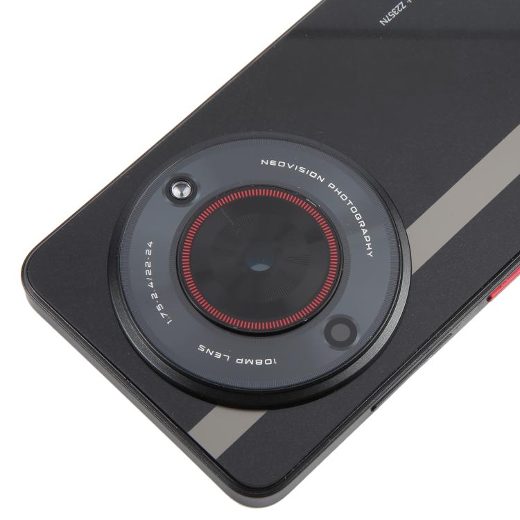 For ZTE nubia Focus Glass Battery Back Cover with Middle Frame / Camera Lens Cover - Black
