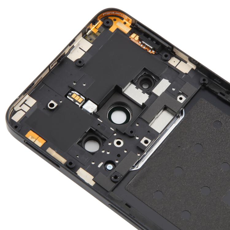 For ZTE nubia Focus Pro Z2351N Glass Battery Back Cover with Middle Frame / Camera Lens Cover - Black