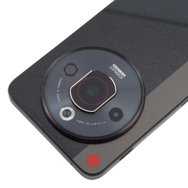 For ZTE nubia Focus Pro Z2351N Glass Battery Back Cover with Middle Frame / Camera Lens Cover - Black