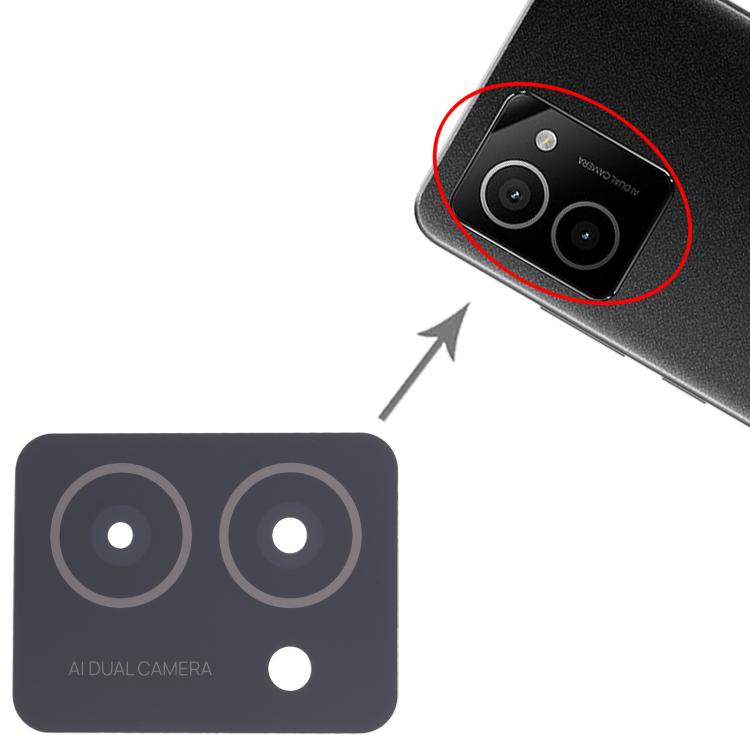 For HMD Vibe Original Back Camera Lens  - Black