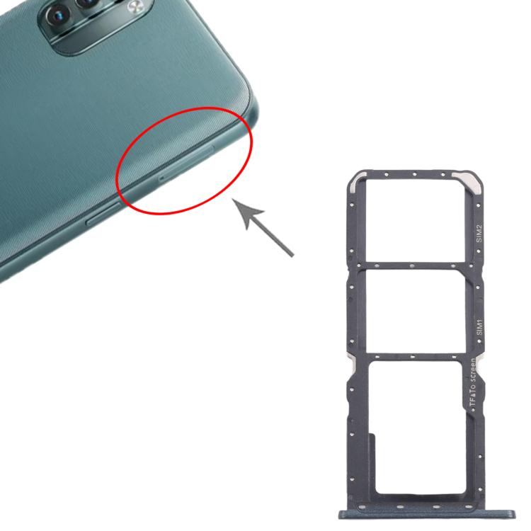 For Nokia G21 Original SIM Card Tray + SIM Card Tray + Micro SD Card Tray