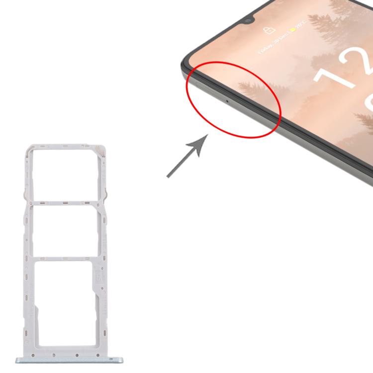 For Nokia C31 Original SIM Card Tray + SIM Card Tray + Micro SD Card Tray