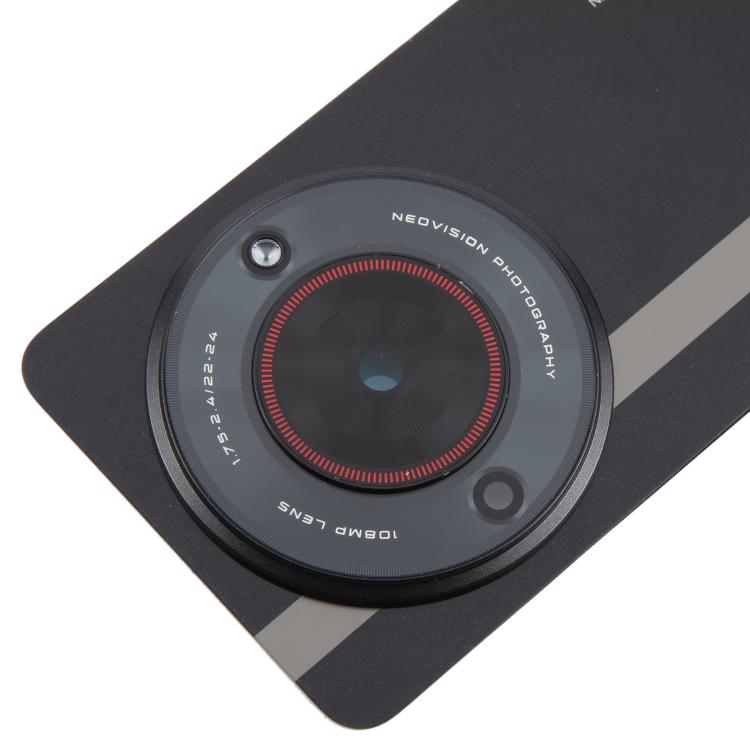For ZTE nubia Focus Glass Battery Back Cover with Adhesive / Camera Lens Cover - Black